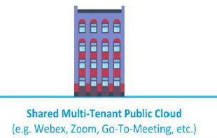 Shared multi-tenant public cloud