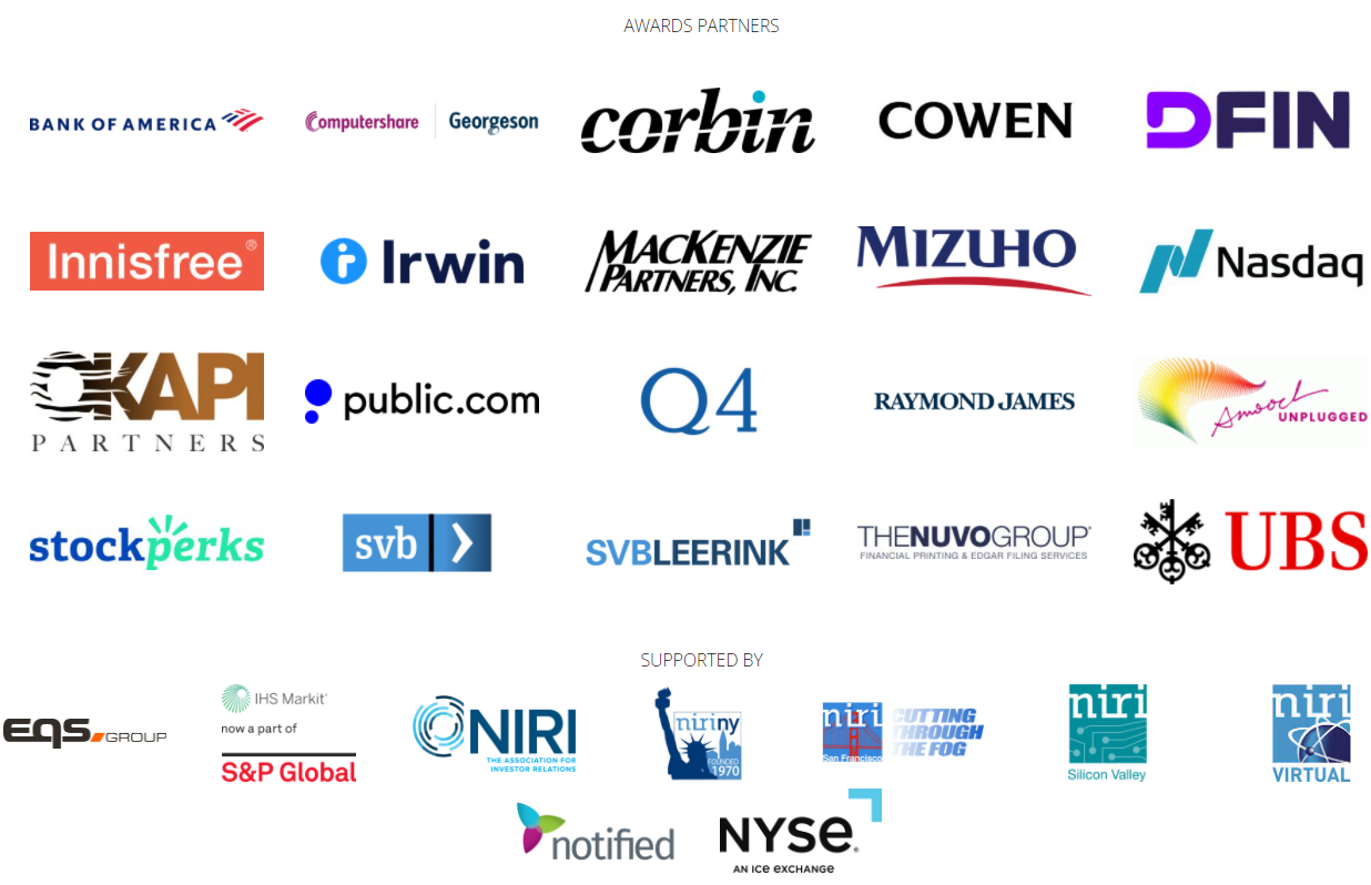 Partners of the IR Magazine Awards - US 2022