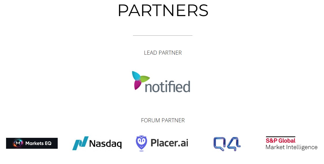 AI for IR Forum sponsors