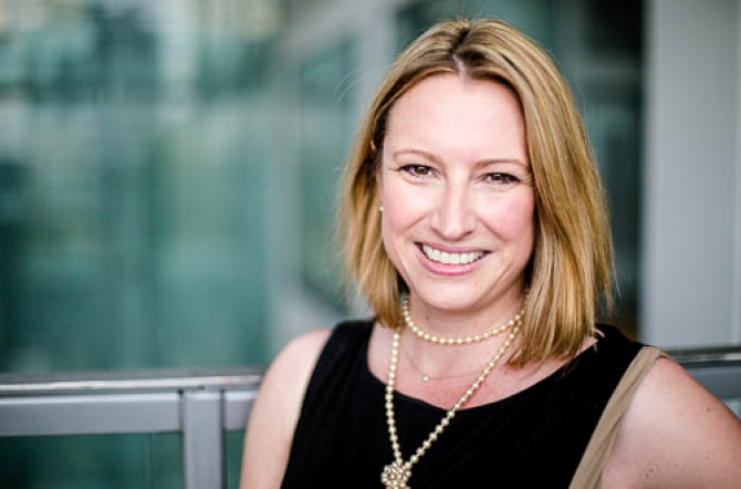 Claire Lund, global vice president of sustainability at GSK