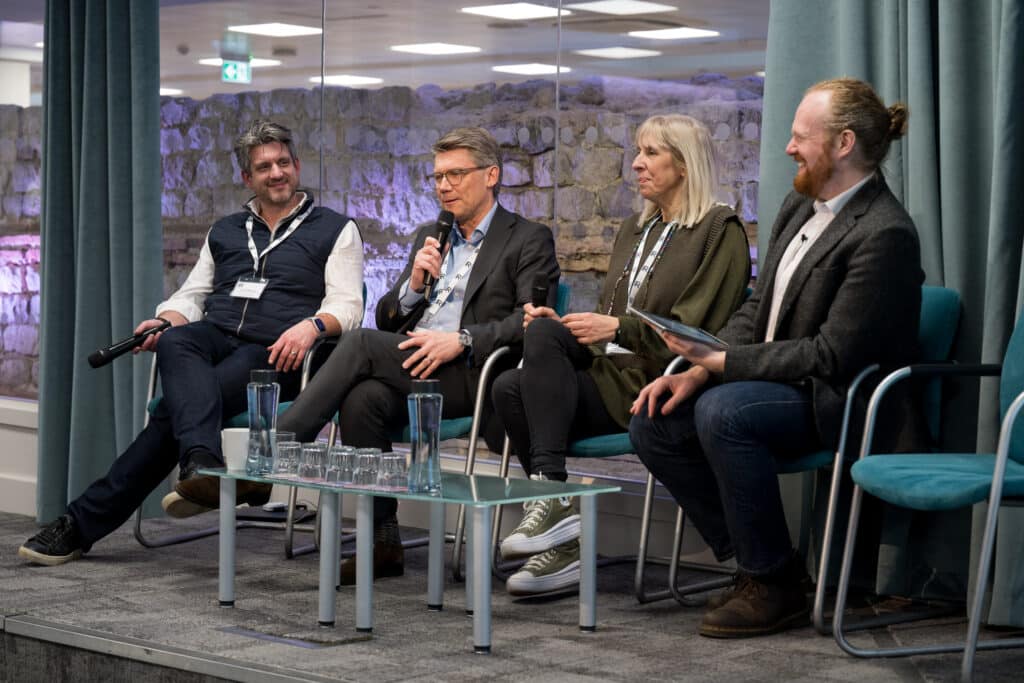 Fredrik Erlandsson, head of corporate communications and investor relations, NIBE
Yvonne Harley, director of investor relations and sustainability, NCC Group
Richard Manning, head of investor relations, International Workplace Group