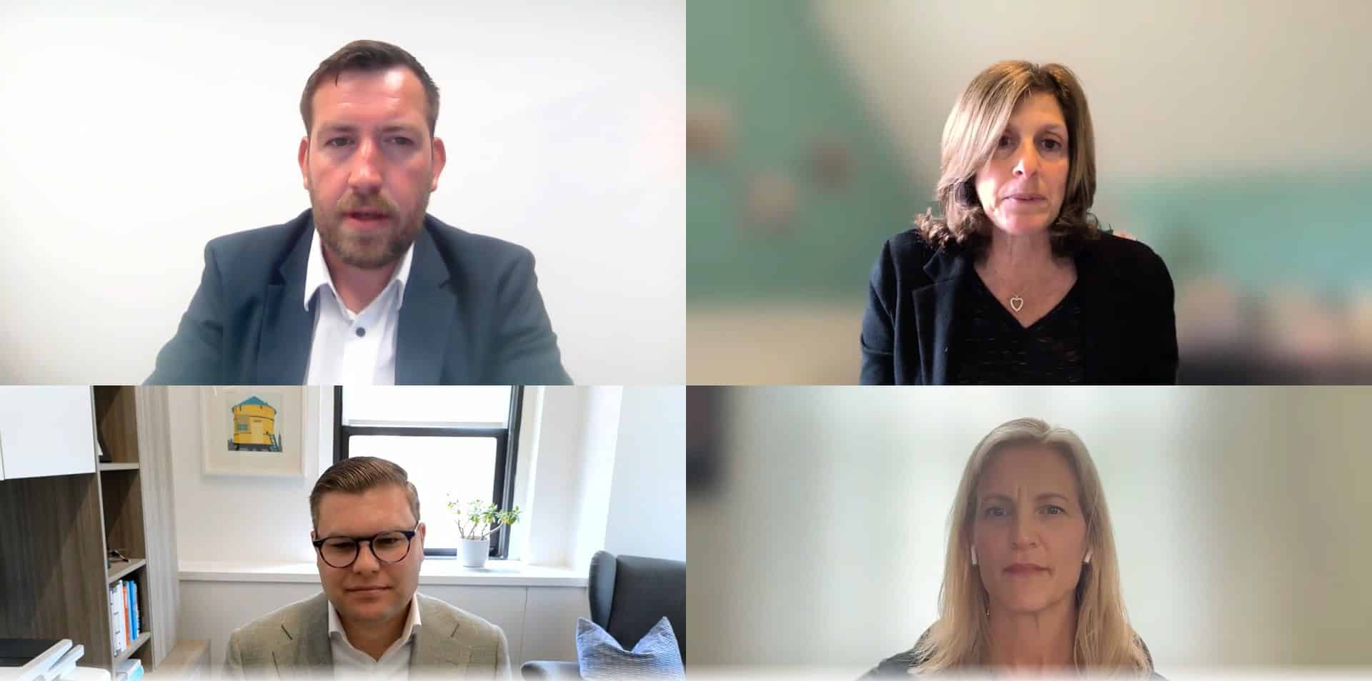 Panelists on the IR Impact webinar, held with Notified
