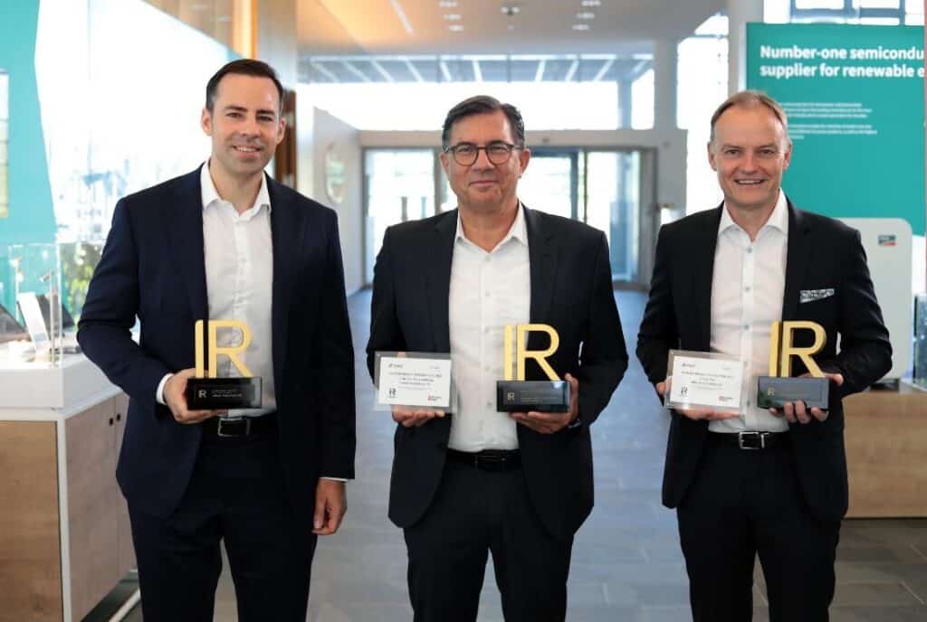 Infineon won three trophies at the IR Impact Awards – Europe 2025