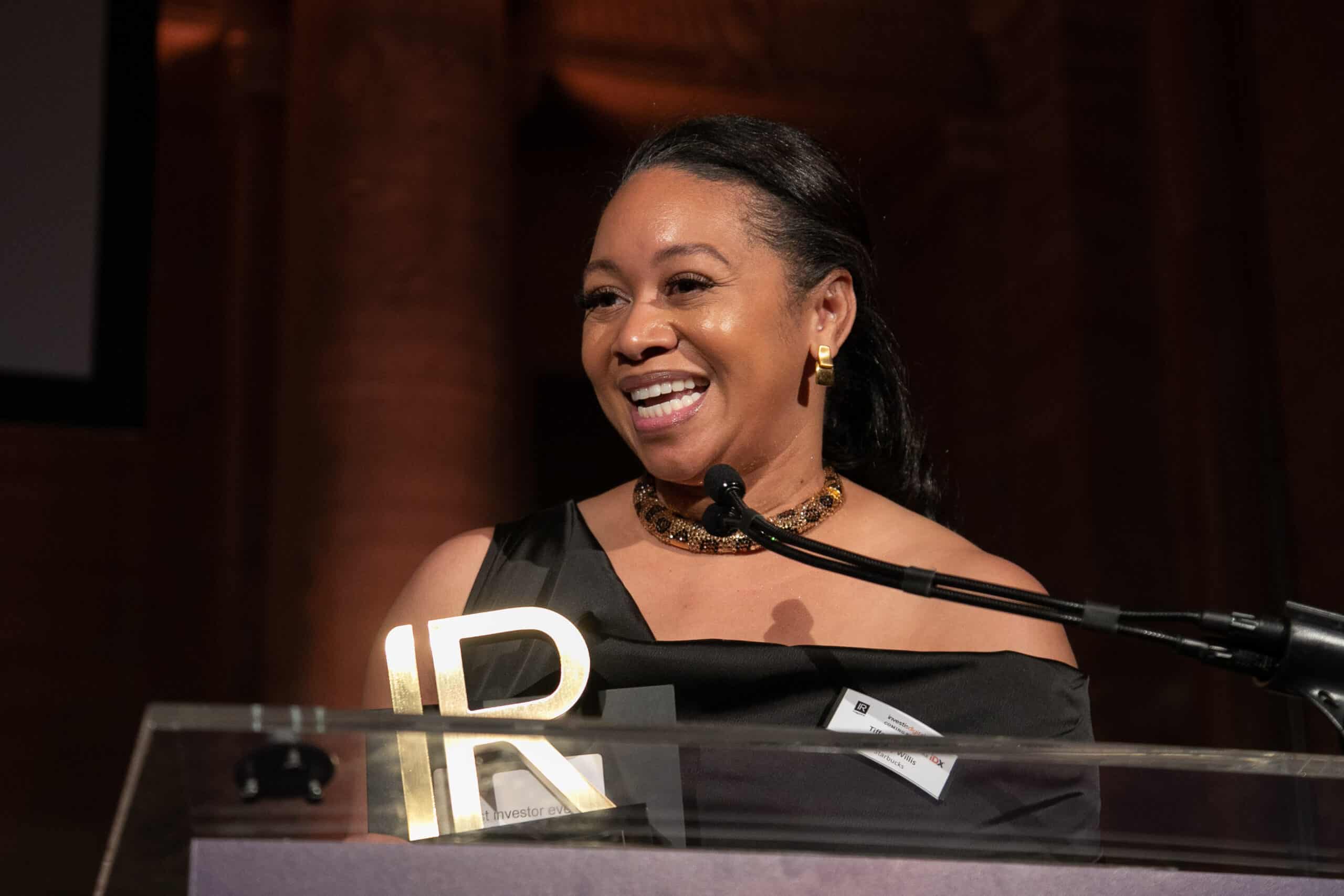 Tiffany Willis at the IR Magazine Awards - US 2023