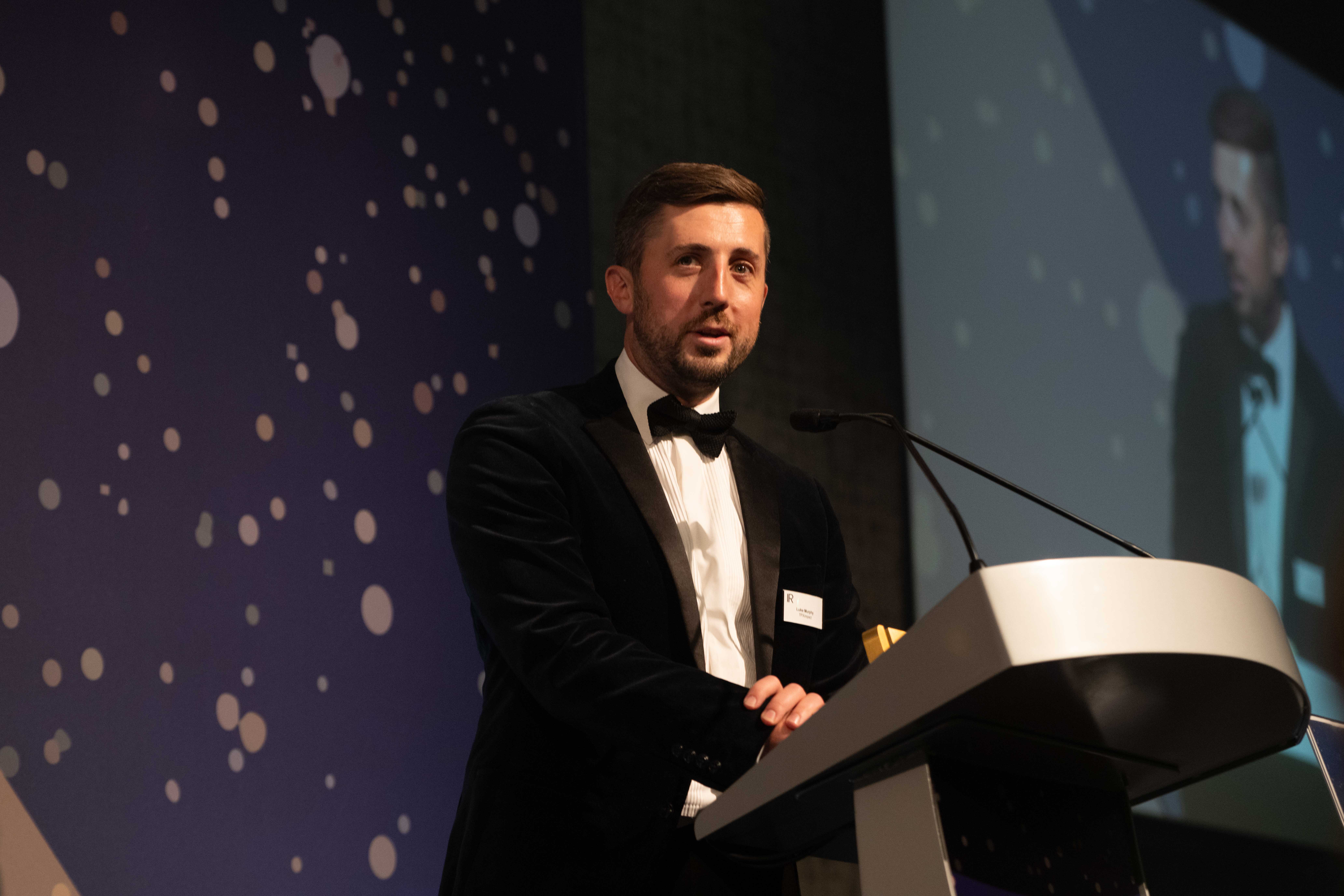 Luke Murphy, TPXimpact at the IR Magazine Awards - Europe 2025