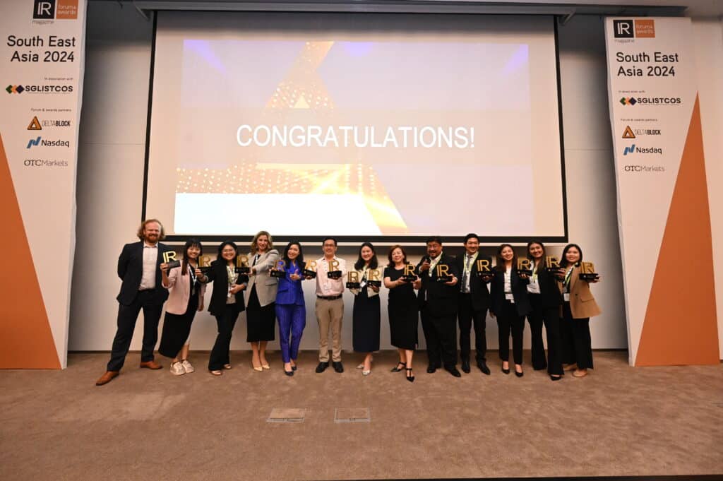 A diverse group of companies took home awards at the IR Magazine Awards – South East Asia 2024