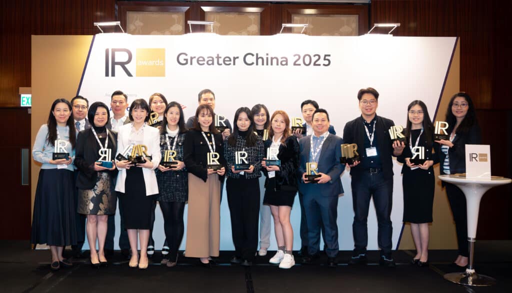 IR Impact Awards - Greater China 2025 winners