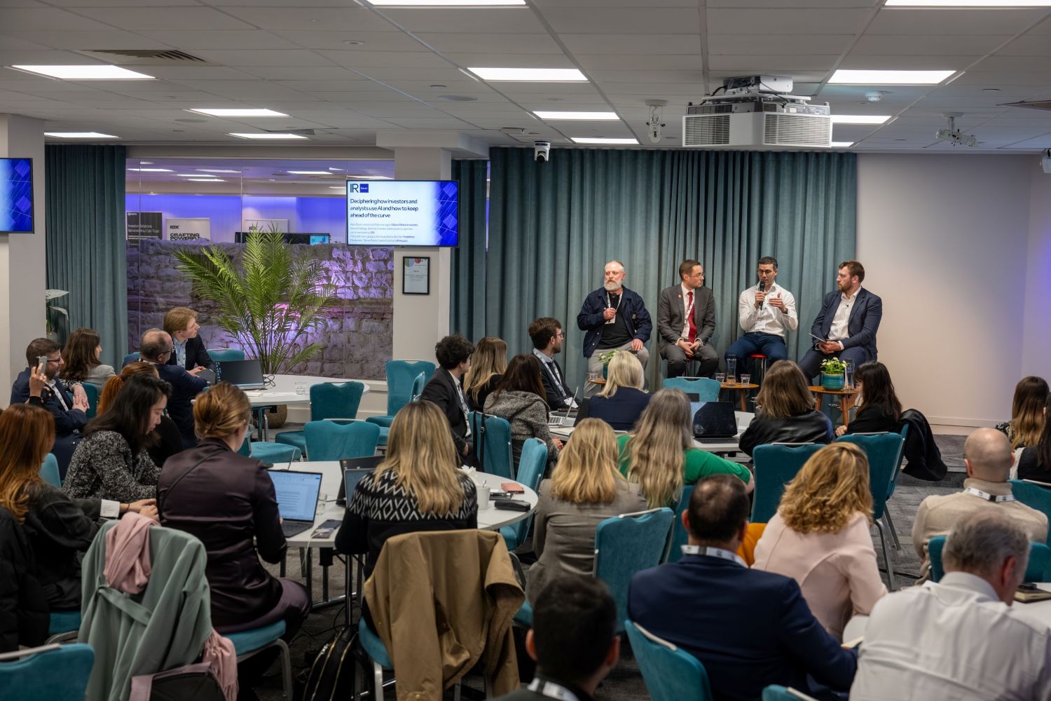 A panel discussion at the IR Impact Forum - AI and Technology Europe 2026