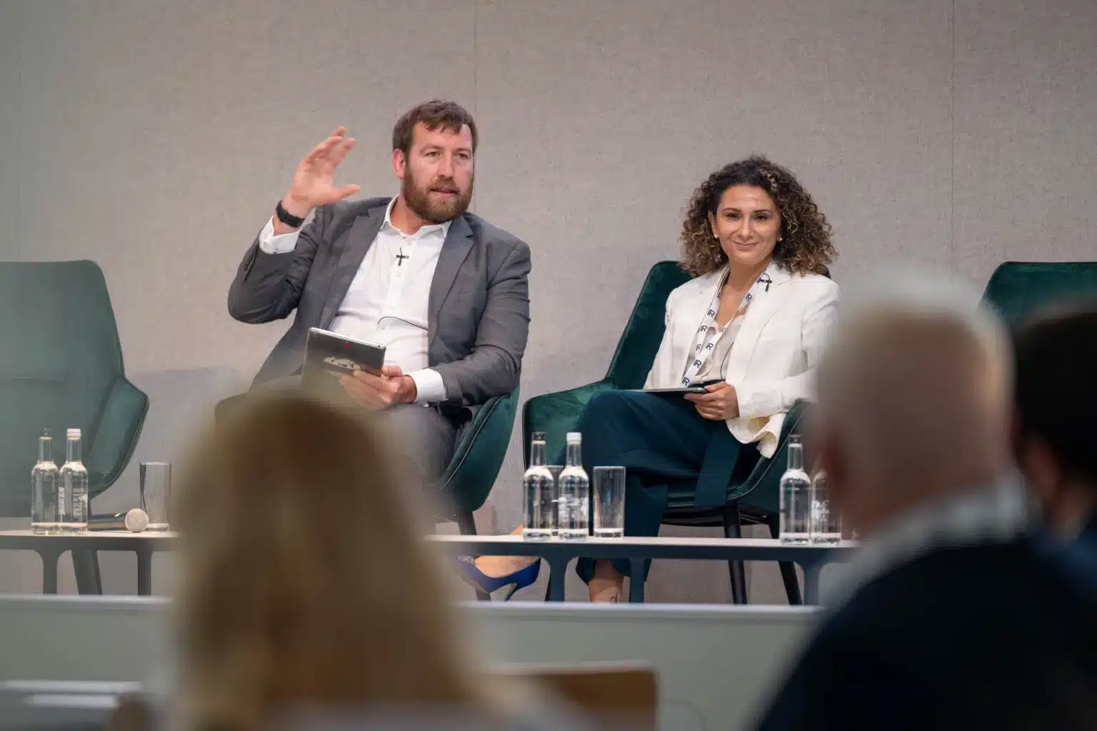 Steve Wade, head of content, IR Impact, and Maria Siano, general manager, corporate governance data and insights, Broadridge Financial Solutions.