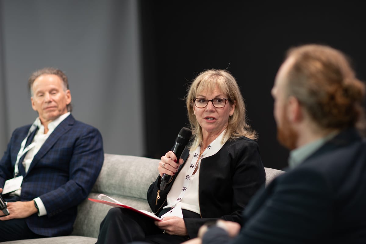 Nathalie Megann speaks at the IR Impact Forum - Canada 2026